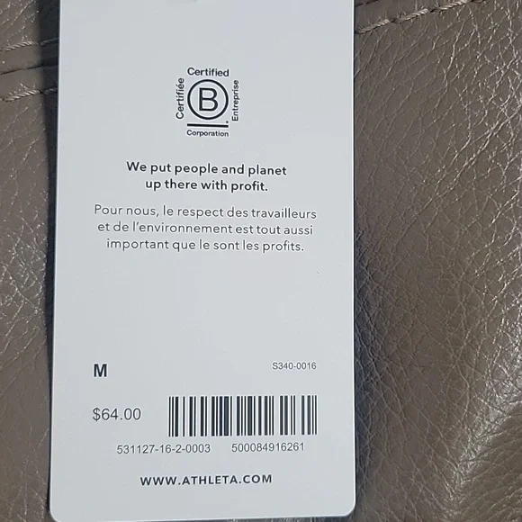 Athleta Conscious Crop A-C Printed Bra - Picture 8 of 14